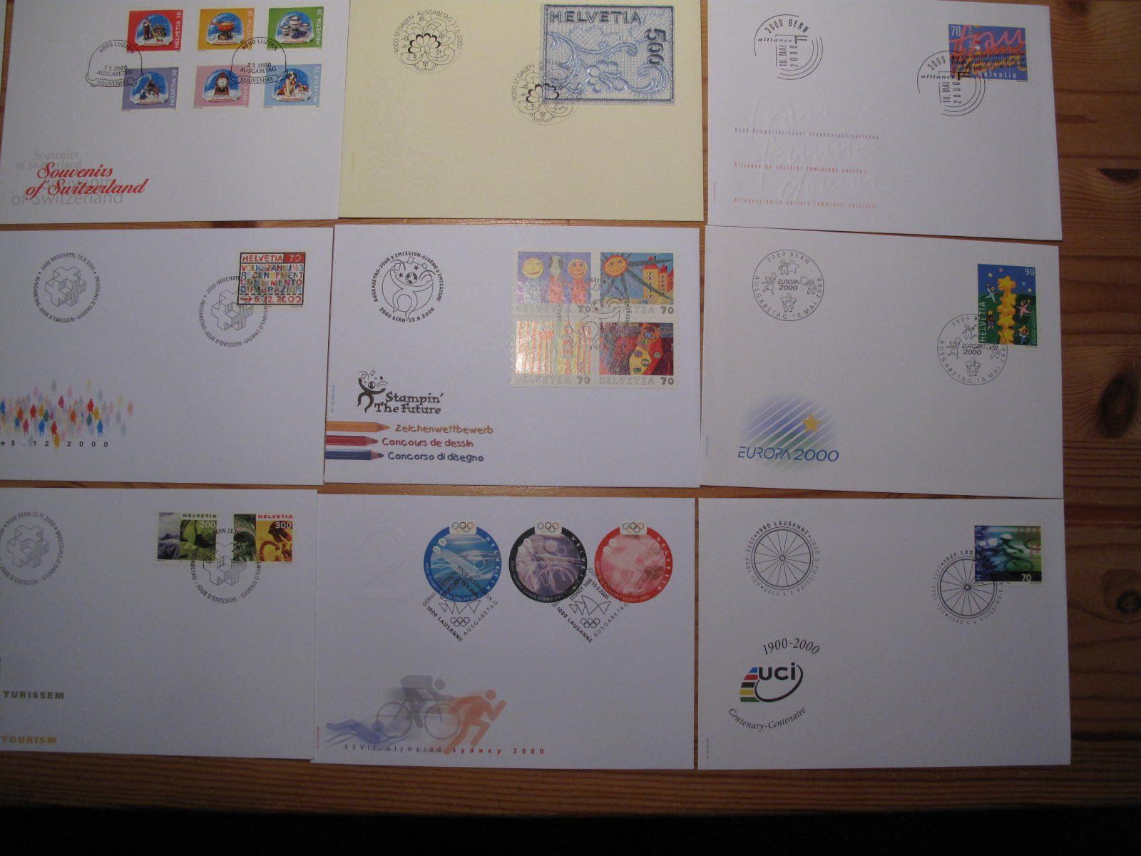 Tutti i francobolli: Schweiz FDC 2000 – Usato da Wil SG venduto da fva01 1