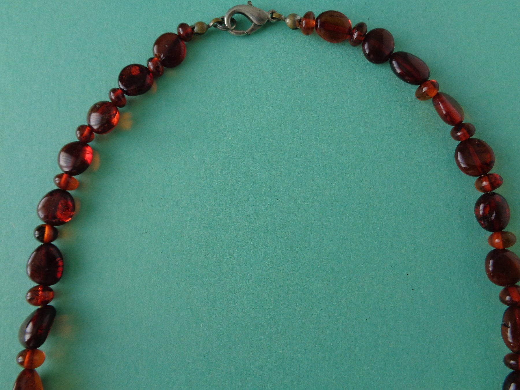 Catenine: Natur Bernstein Kette - Collier 46 cm. – Usato da Chur venduto da omonia 2