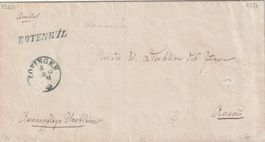 Antiker Brief Vorphilateli Botenwil 1863