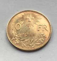 1911 10 Franken Gold Vreneli