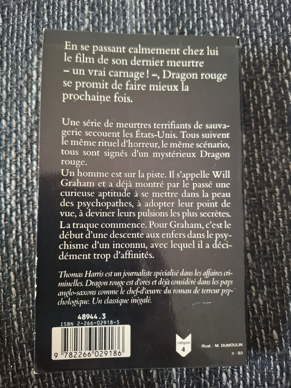 Bücher: Trilogie Hannibal Lecter de Thomas Harris – Gebraucht aus Morges von G33K43V3R 6