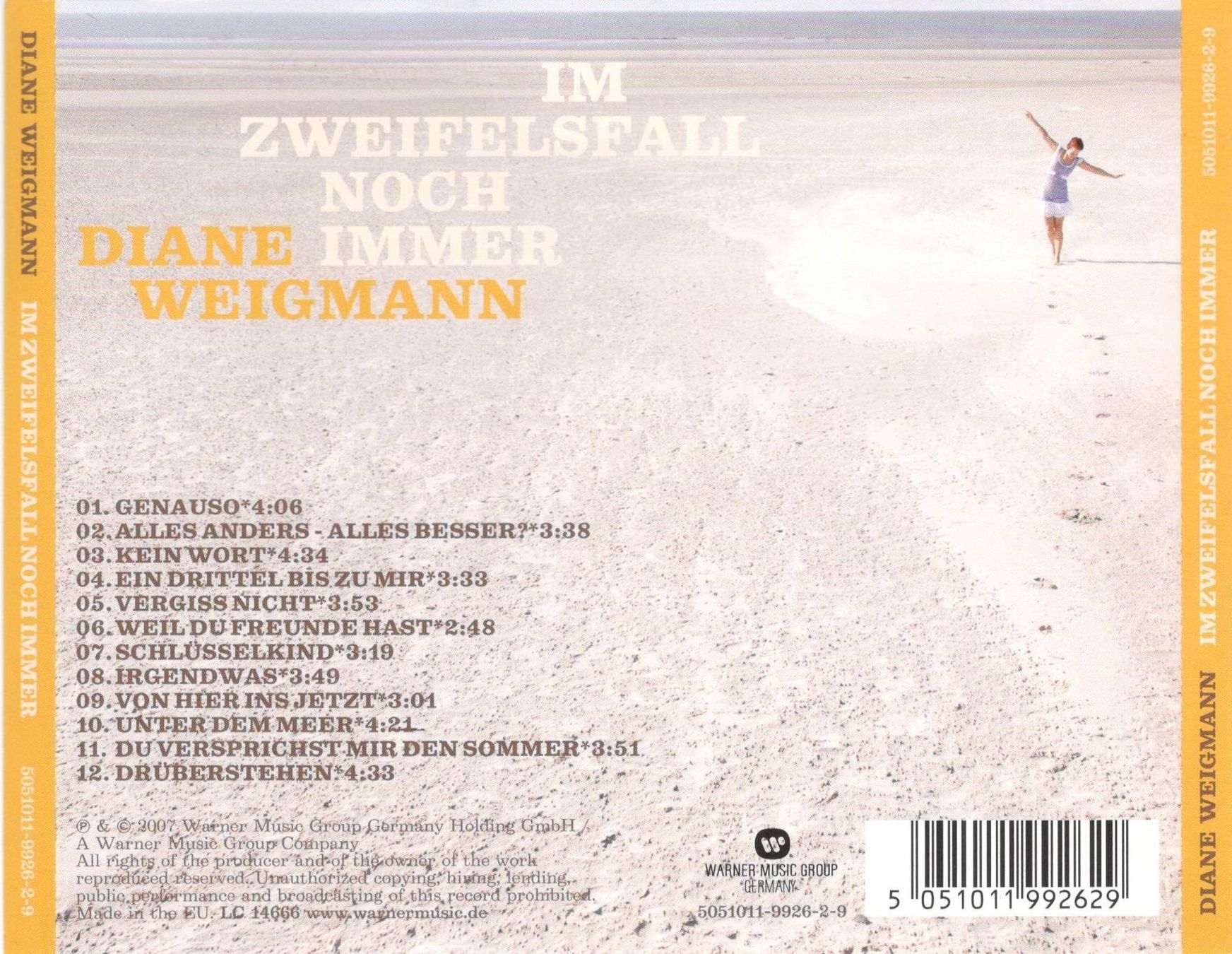 CDs: Diane Weigmann CD Im Zweifelsfall Noch Immer – Gebraucht aus St. Margarethen TG von Smiley-Face 1