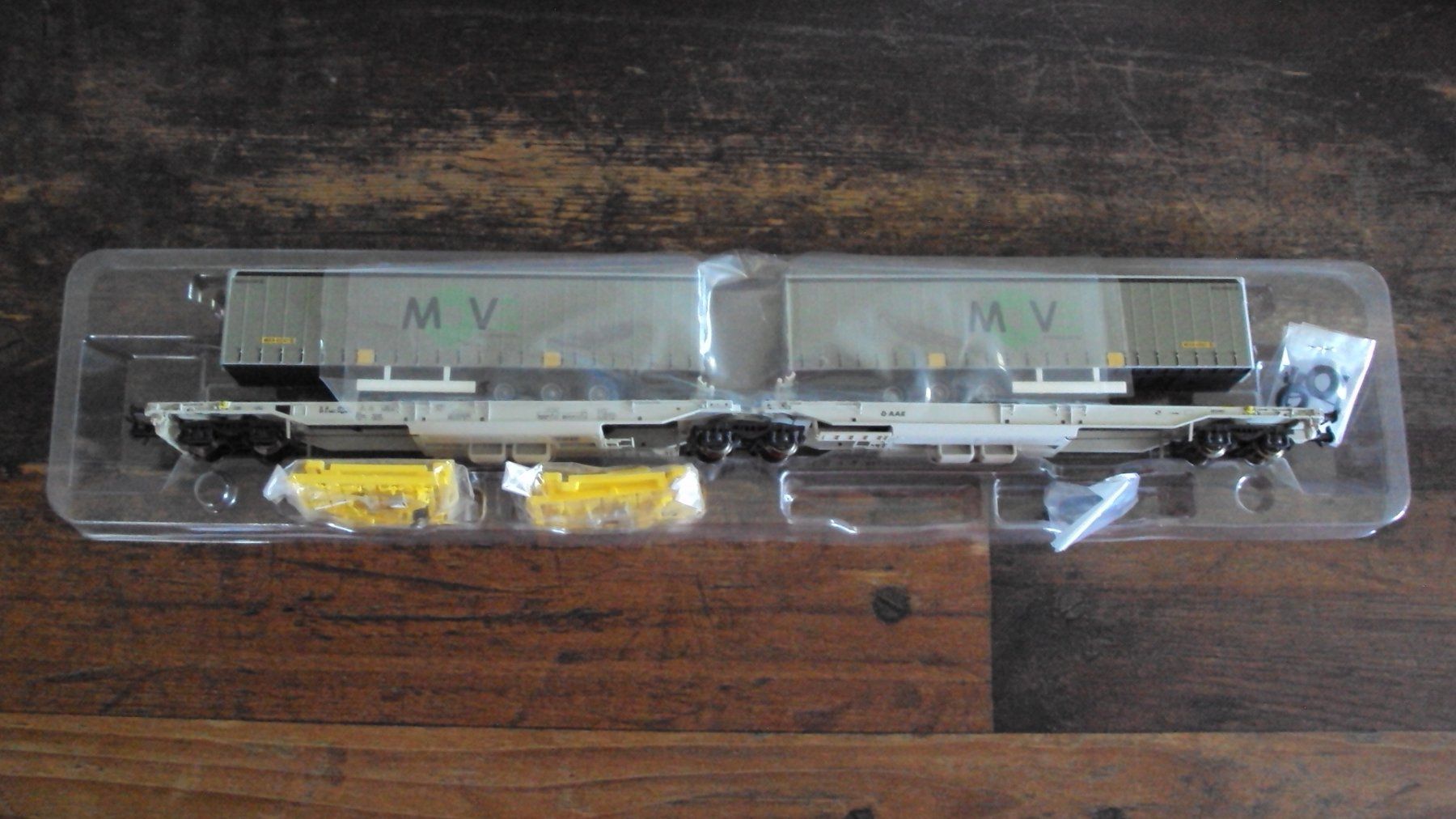 Roco Modellini di ferrovie: ROCO 67404 Doppeltaschenwagen AAE MOVE – Nuovo e nell'imballaggio originale da Beringen venduto da mar_j2nk