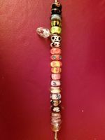 Bunte Glasperlen Set, Beads, Charm-Anhänger, 21 stk