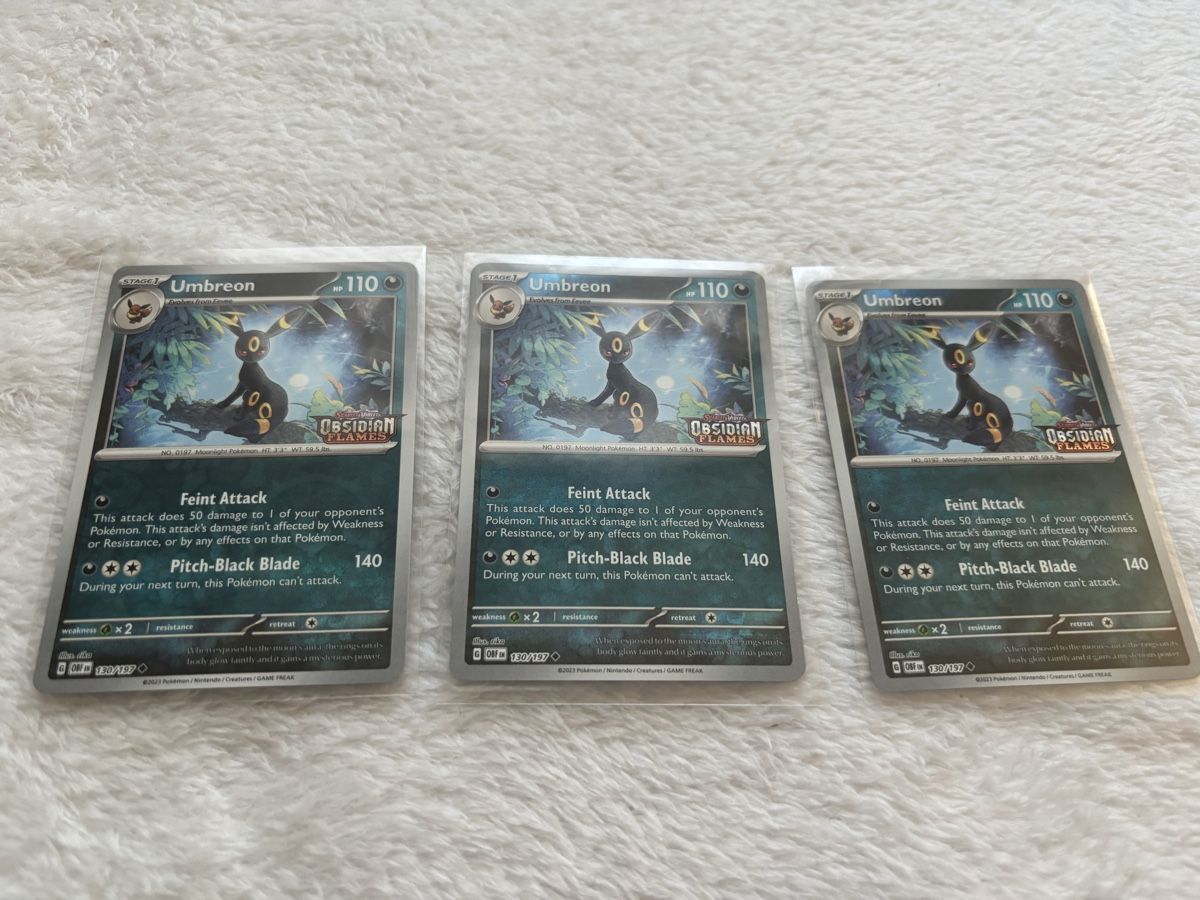 Pokémon Carte collezionabili: Umbreon Obsidian Flames Stamped 130 – Nuovo (secondo la descrizione) da Stans venduto da bet4benz 2