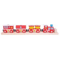 Holzeisenbahn "Feuerwehr Zug"