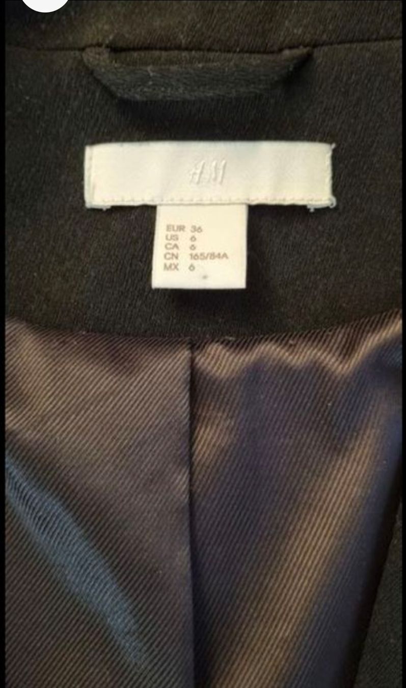 H&M Giacche: Blazer H&M, schwarz, Grösse 36 – Nuovo (secondo la descrizione) da St Gallen venduto da vir_5kgt 2