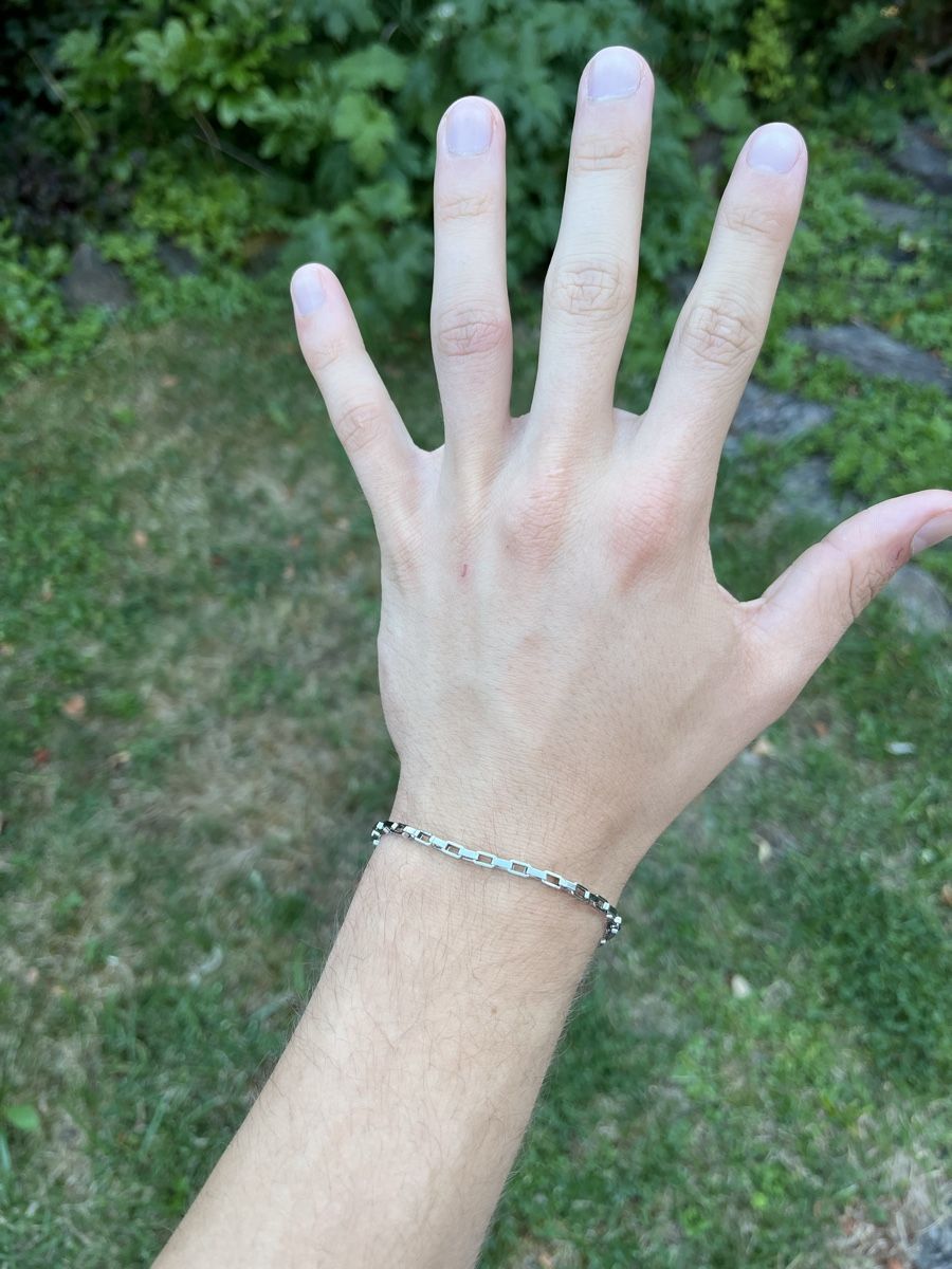 Bracciali & Braccialetti: Armband aus Edelstahl silber-Optik Modeschmuck – Nuovo (secondo la descrizione) da Tägerwilen venduto da Alexander716 4