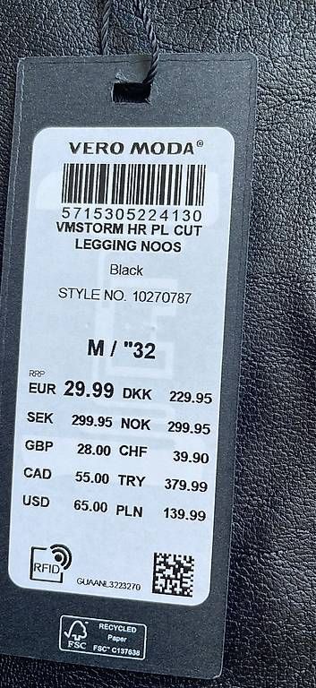 Hosen: Vero Moda Lederimitat Gr M 32 – Gebraucht aus bad ragaz von mandska 3