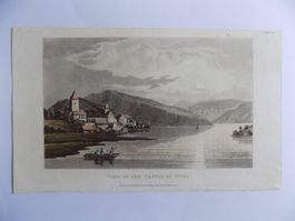 Spiez kolorierte Aquatinta