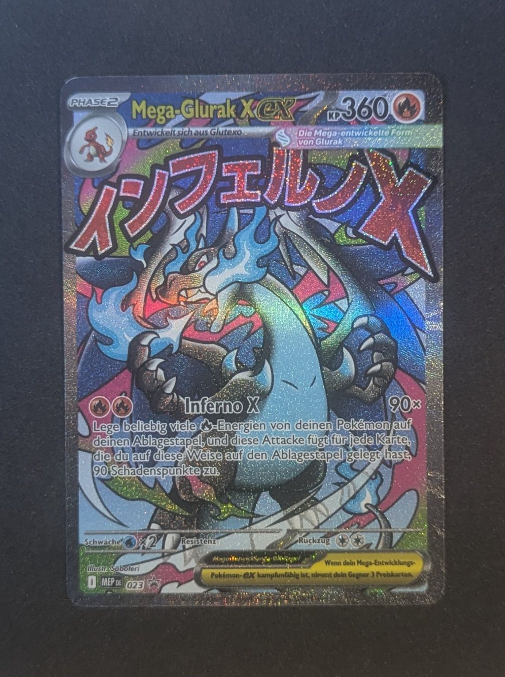 Pokémon Cartes à collectionner: Mega Charizard X ex MEP 023 – D'occasion à Zürich par printz7
