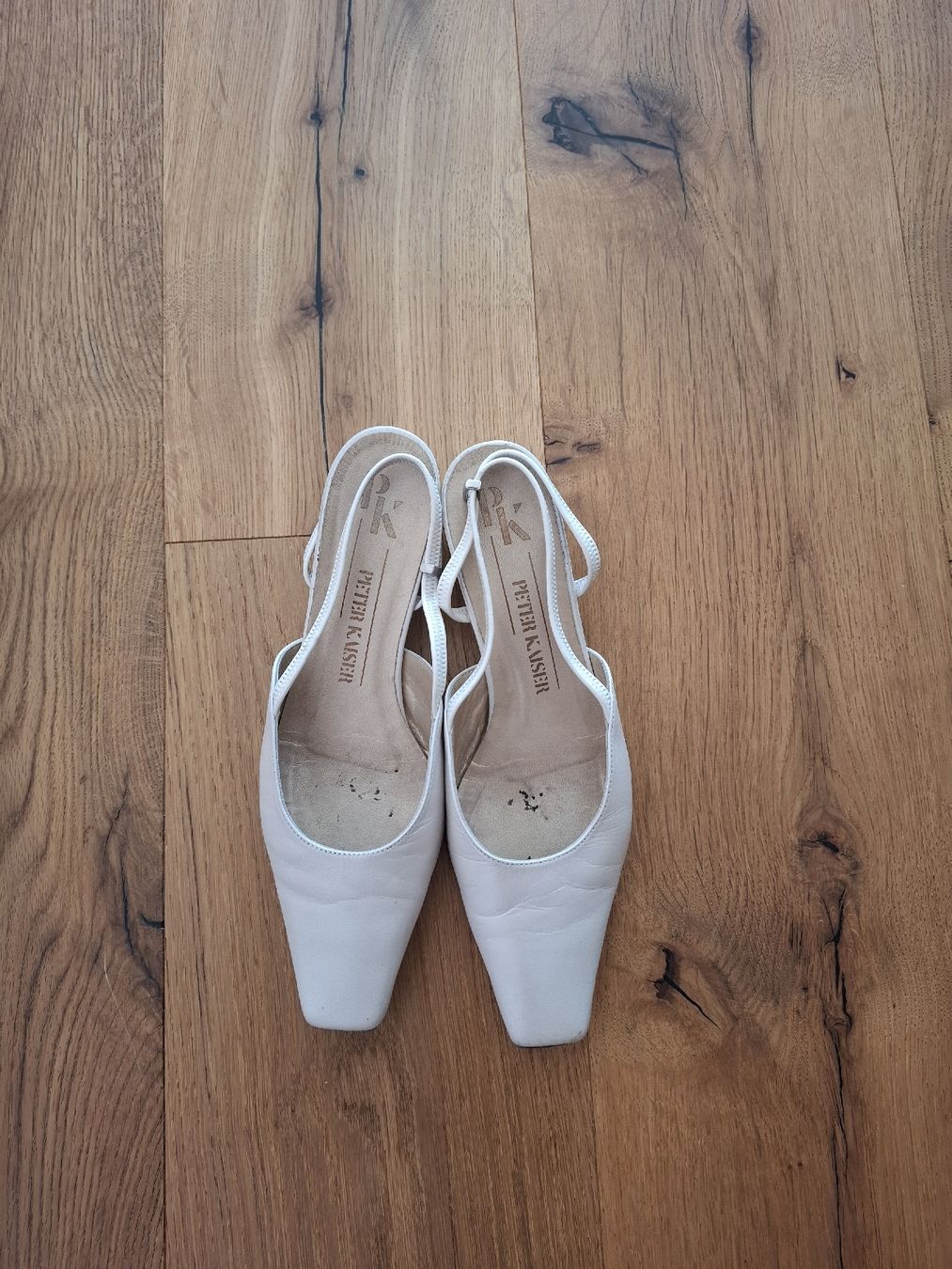 Kaiser Scarpe da donna: wunderschöne beige Lederschuhe, gr 5 – Usato da Wil SG venduto da cro_27r5