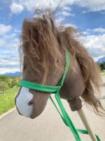 Steckenpferd mit Zaumzeug handgefertigt