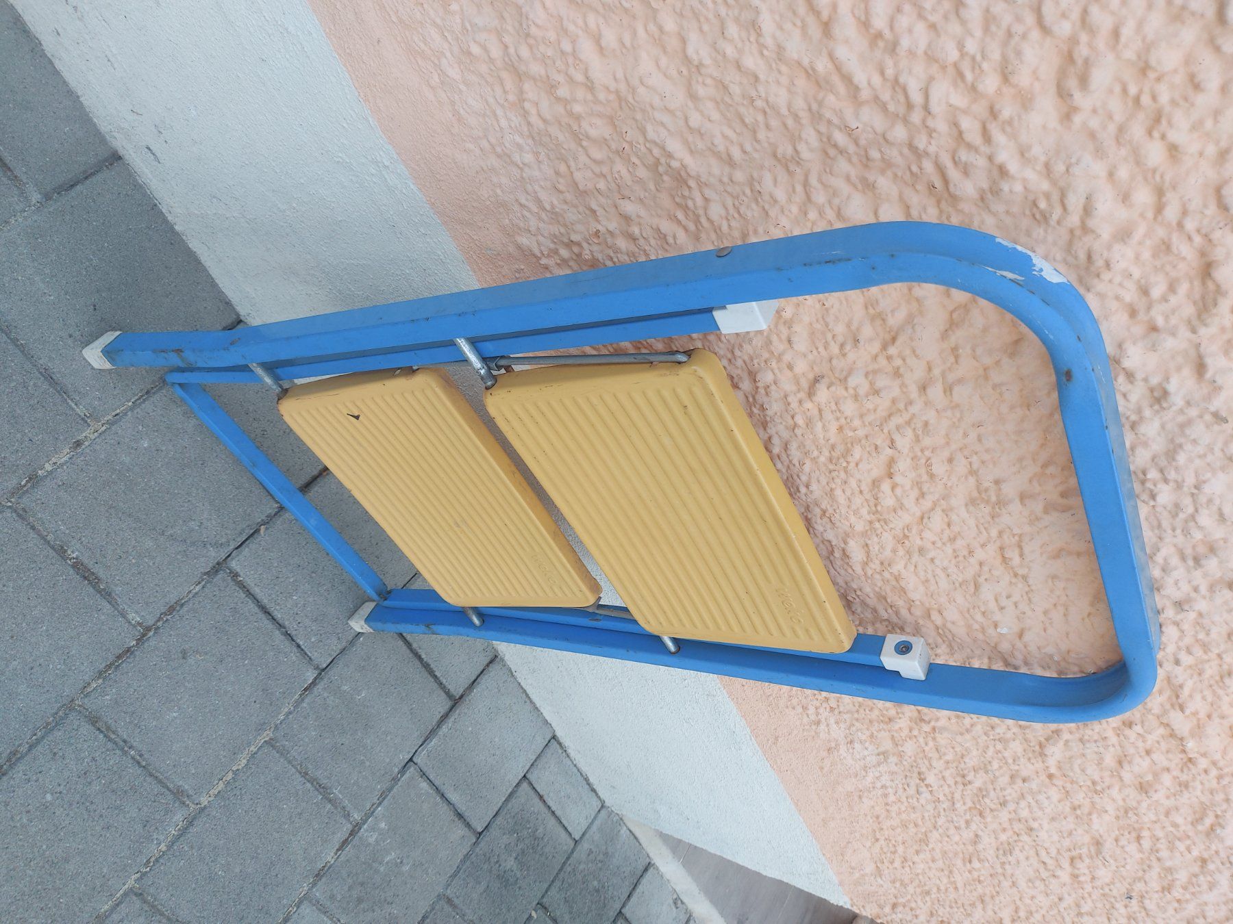 Scale: Tritthocker blau gelb 2 Stufen ; Leiter – Usato da Rheinau venduto da profitronic.shop 7