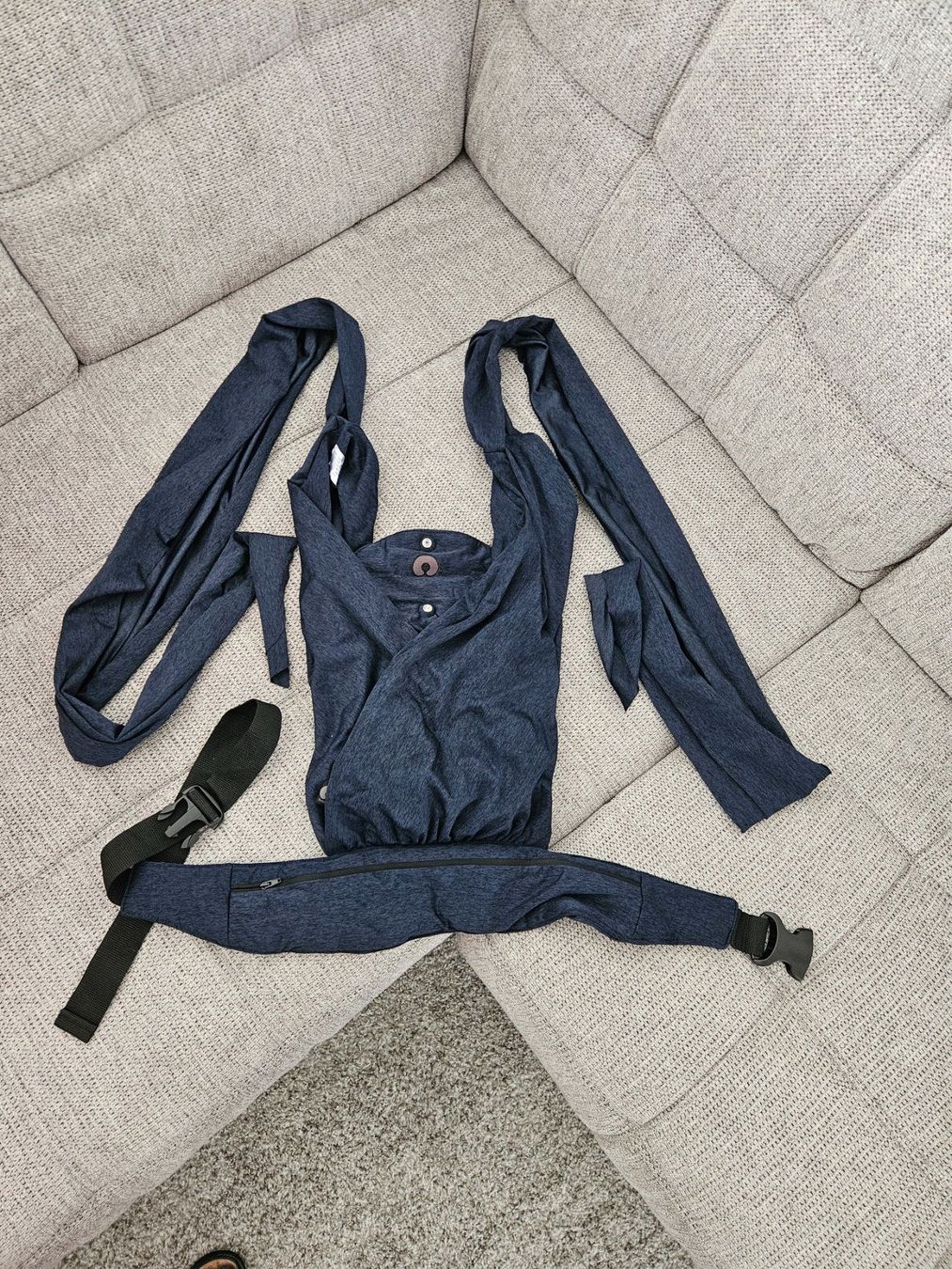 Boppy Bauch- & Rückentragen: Boppy ComfyFit Evolution Babytrage Blau – Gebraucht aus Sargans von Lars89 2