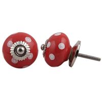 Möbelknopf dunkelrot DM 38mm
