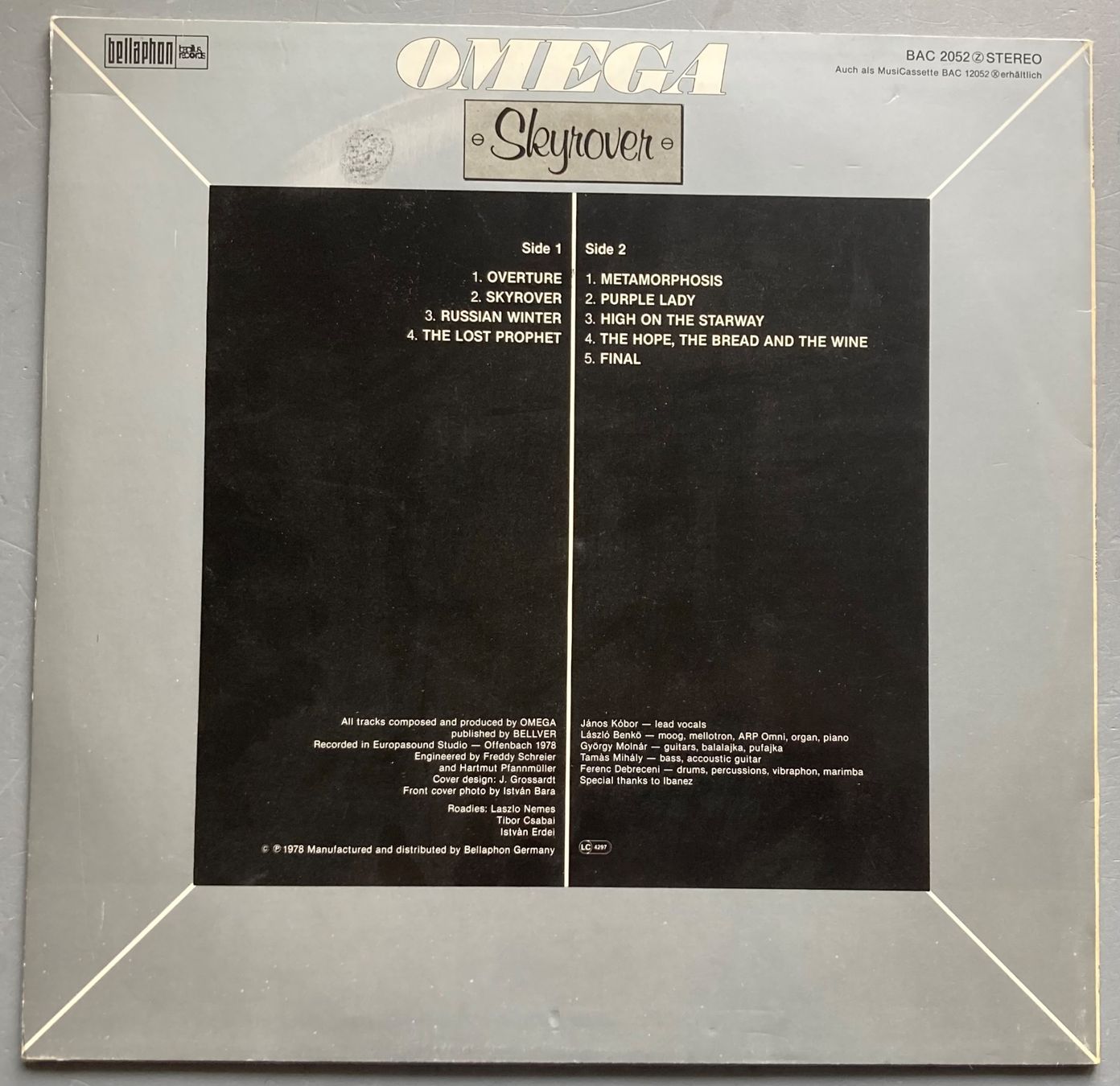 Dischi in vinile: OMEGA - SKYROVER – Usato da Poliez-Pittet venduto da Newtown-Records 1