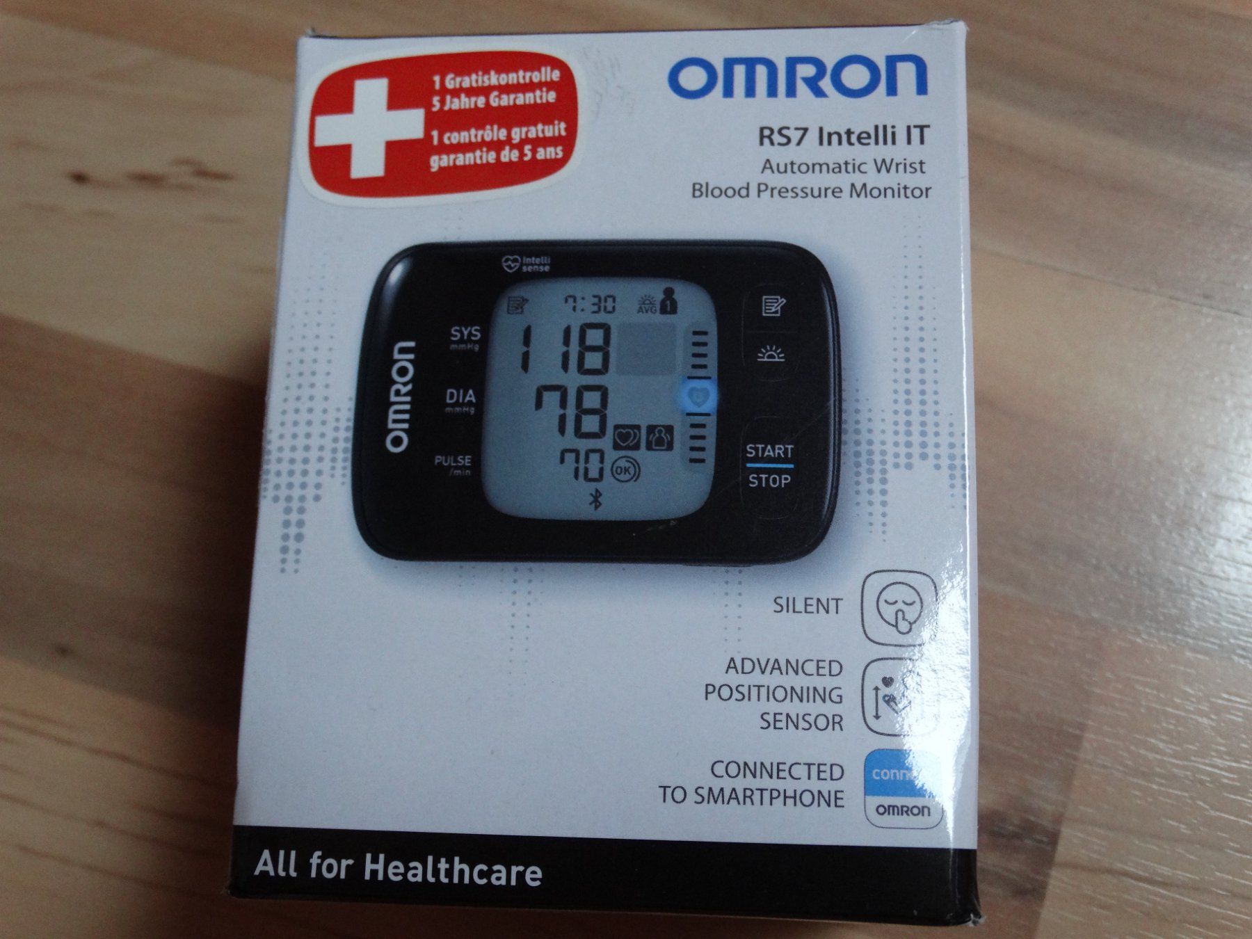 Omron Attrezzature mediche: OMRON RS7 Inteli IT - Blutdruckmessgerät – Usato da Seon venduto da Hl5703