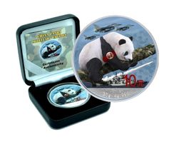 10 Yuan Panda Münze 2016 Millitary Edition/CoA