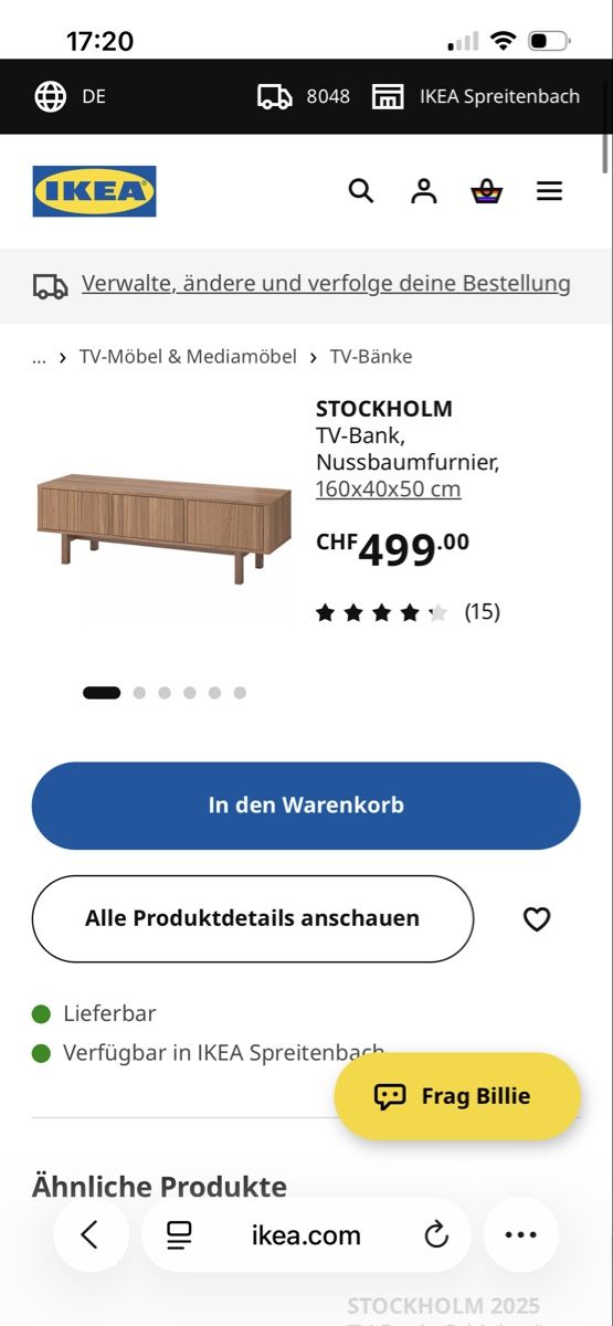 Ikea Mobili TV: Ikea Stockholm Lowboard – Usato da Zürich venduto da nfehrnkt 1