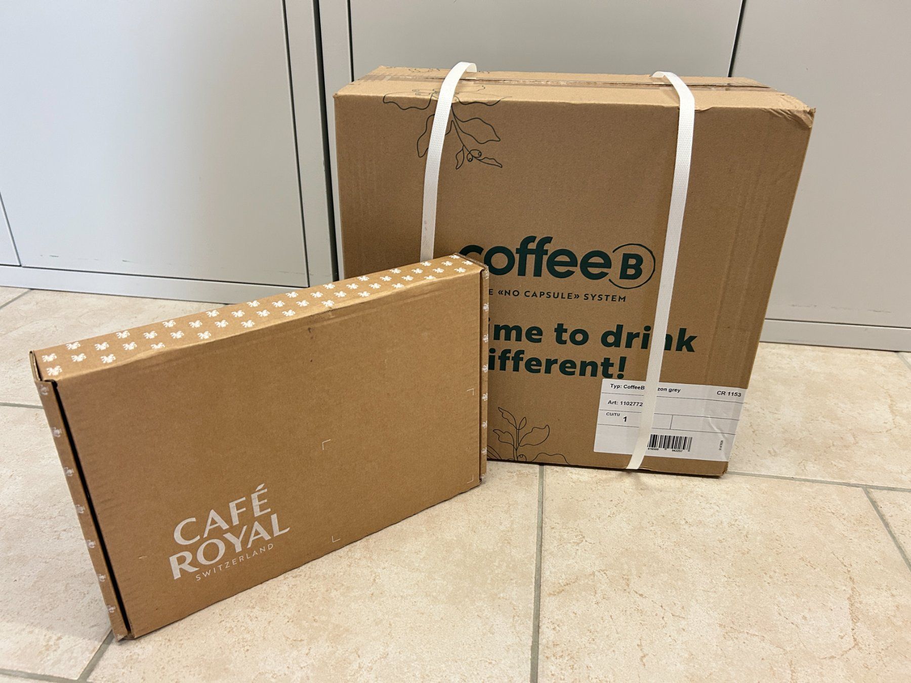 Coffee B Kaffeemaschinen & Espressomaschinen: Machine à café CoffeeB Horizon Grey neuve – Neu und originalverpackt aus Collombey von cubitus79 3