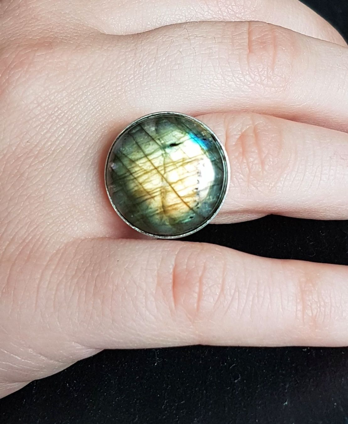 Ringe: Bague Labradorite et argent 925 Taille réglable – Neu und originalverpackt aus Veyrier von Leilazizou 2