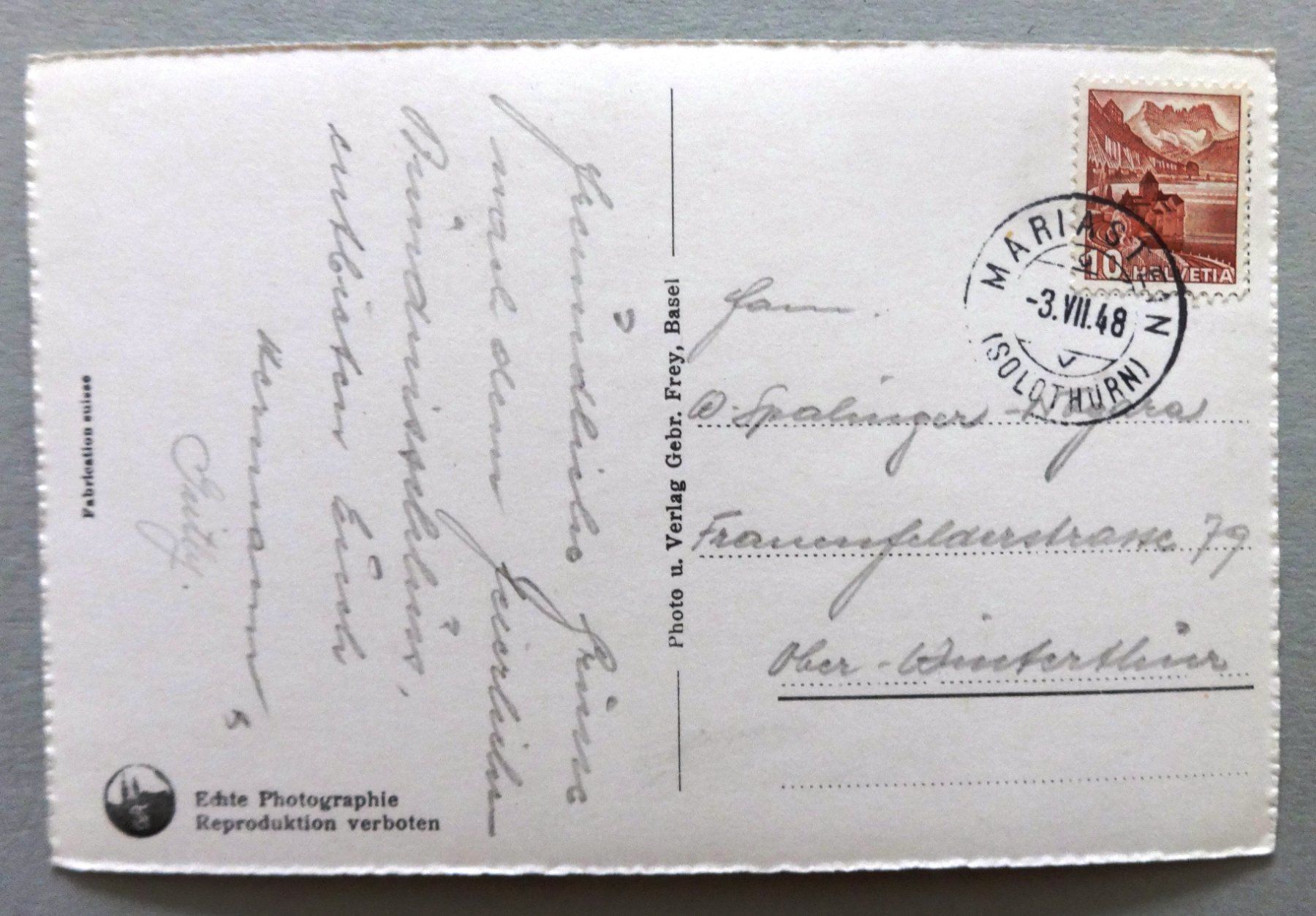 Cartes postales: Mariastein – D'occasion à Fétigny par Billy2miny 1