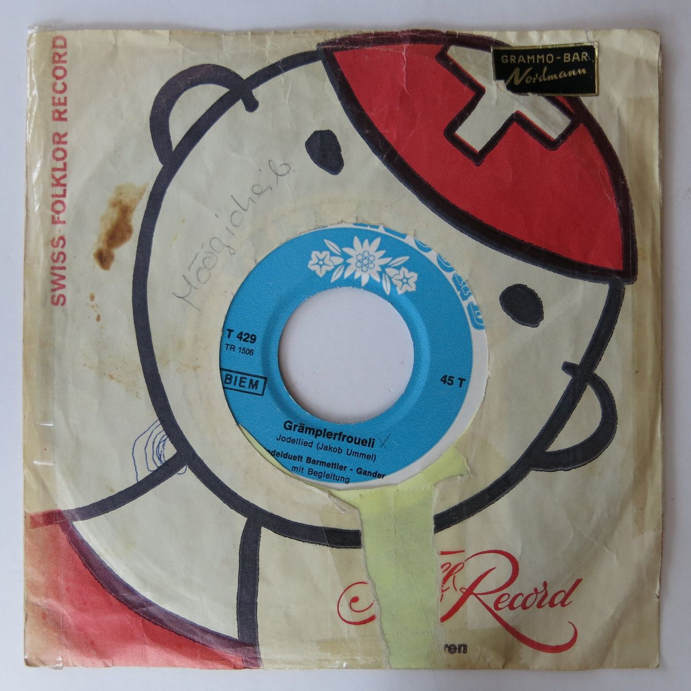Dischi in vinile: Jodelduett Barmettler - Gander – Usato da Bözen venduto da Keramik22 1