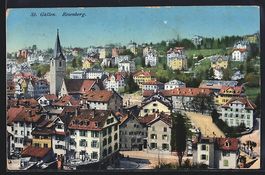 St. Gallen, Ortspanorama mit Rosenberg