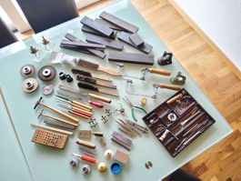 Lot d'outils d'horlogerie 