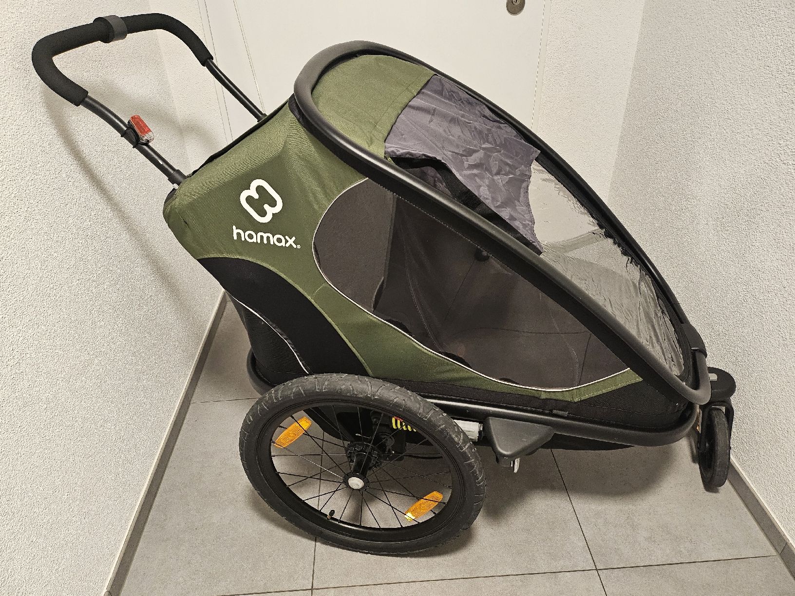 Hamax Rimorchi: Hamax Kinderfahrradanhänger Outback 2in1 – Usato da Baar venduto da Naedels-Kreationen 4