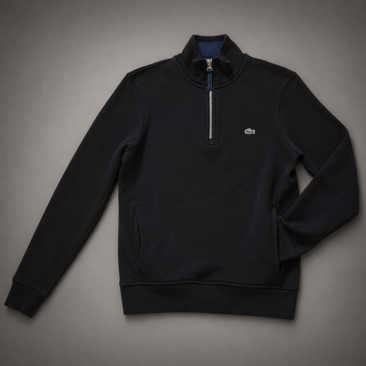 Lacoste Pullover & Sweatshirts: Lacoste SH4288 Sweat Half Zip Noir Taille S – Gebraucht aus Le Locle von sAm_2112