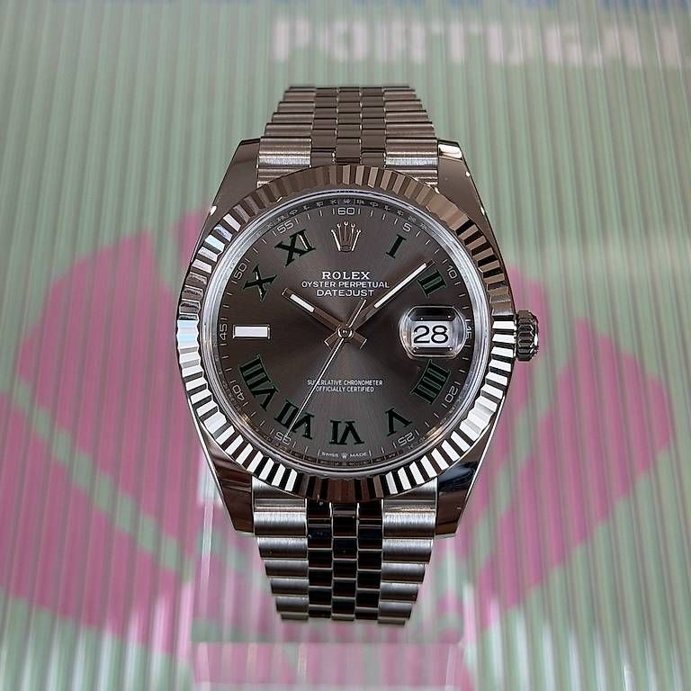 Uhren: Rolex Datejust 41mm "Wimbledon" 126334 – Gebraucht aus Genève von minty.watches