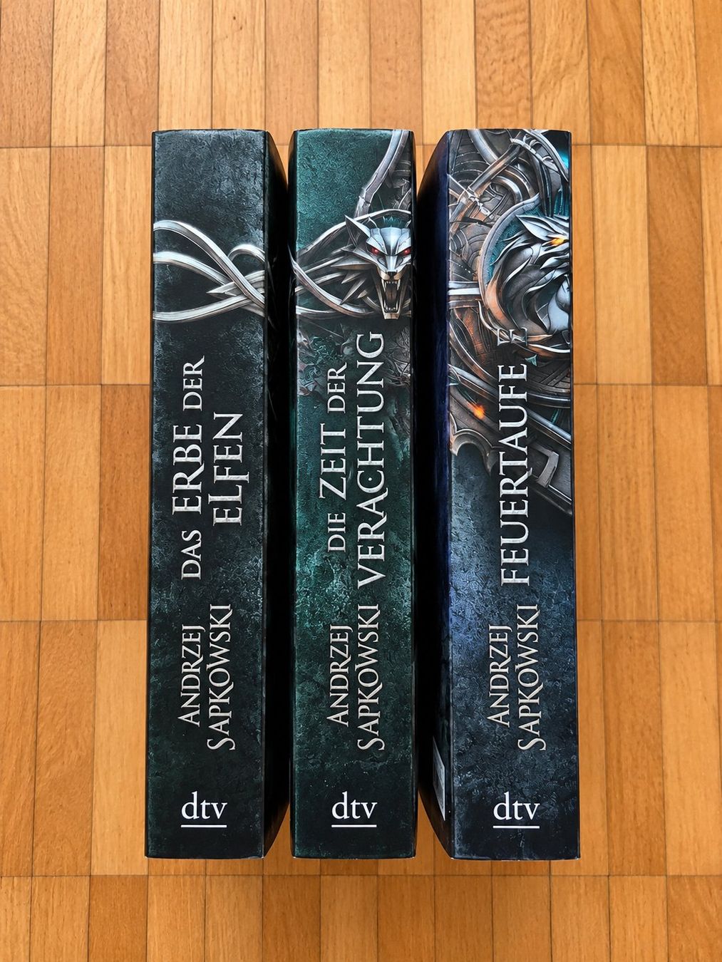 Bücher: 3 Witcher Bücher – Andrzej Sapkowski – Deutsch – Gebraucht aus Suhr von DarthVader666