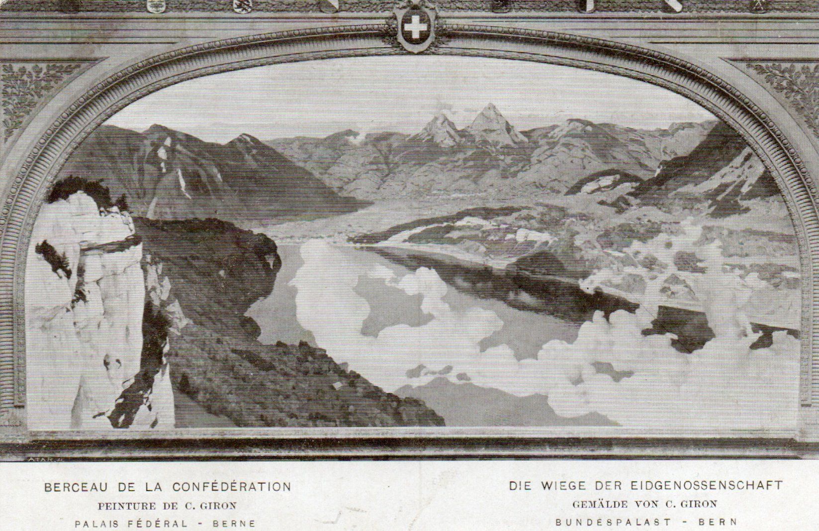 Cartoline postali: Die Wiege der Eidgenossenschaft - Gemälde von c.Giron – Nuovo (secondo la descrizione) da Melano venduto da pisonsdro