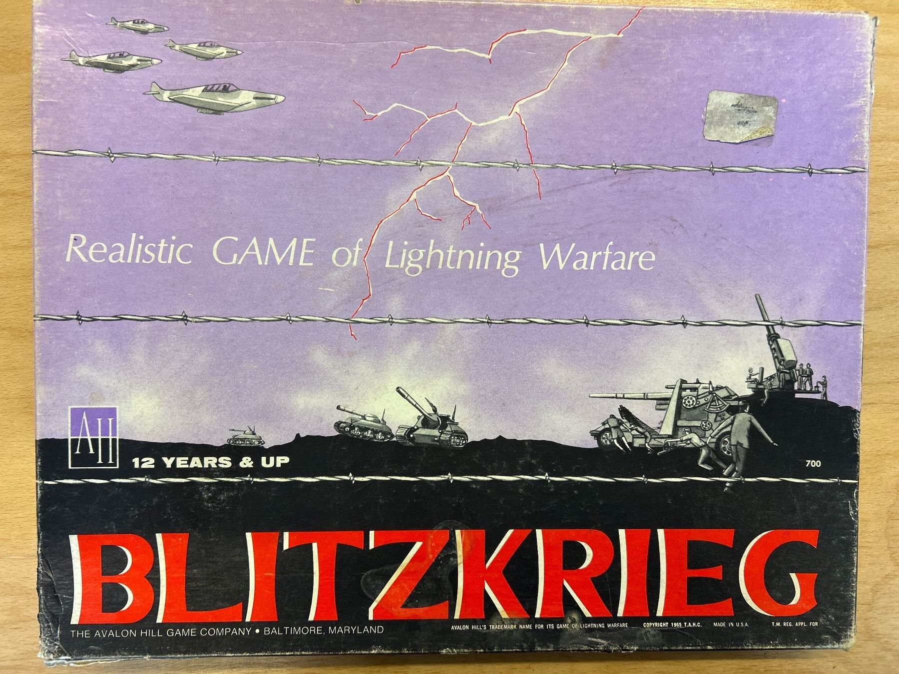Giochi: Brettspiel Avalon Hill Blitzkrieg gebraucht – Usato da Bern venduto da pacolino22