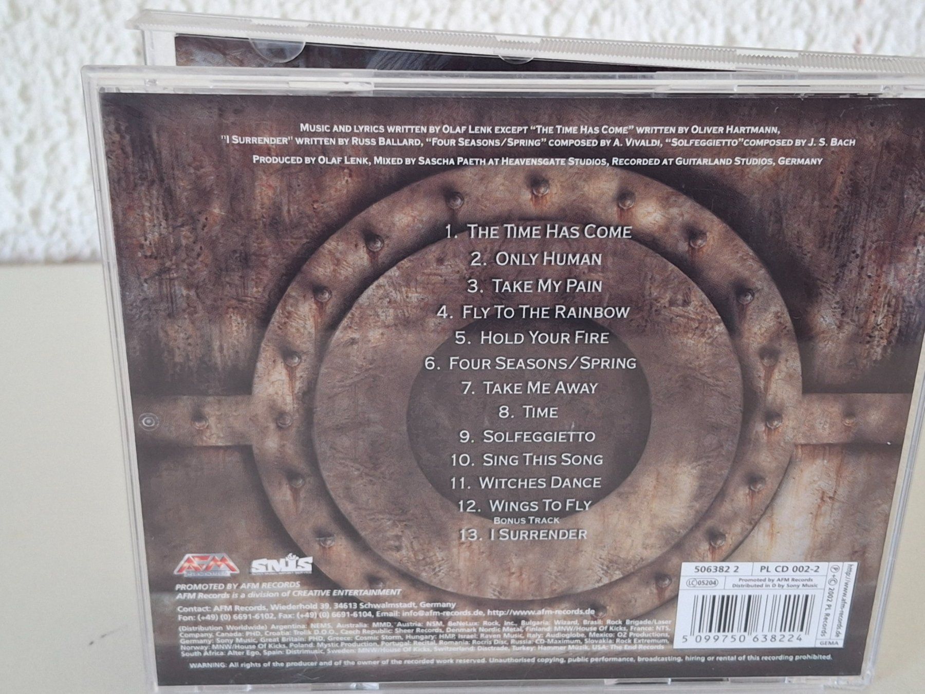 CD: CD AT-VANCE "ONLY HUMAN" ( Power Metal DE ) – Usato da Aarberg venduto da Jackup1 1