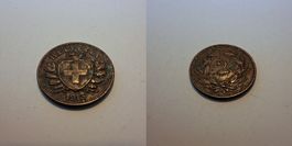 Schweiz 2 Rappen 1913 wenig gebraucht - seltener Jahrgang!