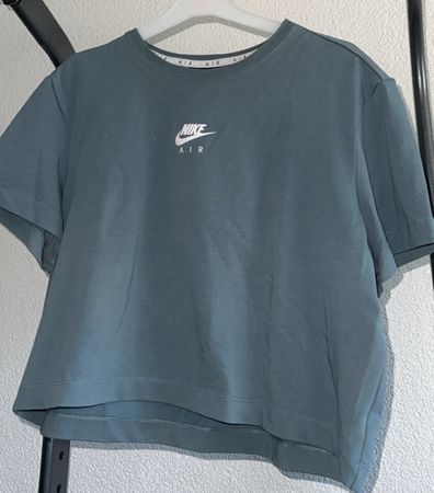CropTop T-Shirt Nike blau-grau Grösse 46
