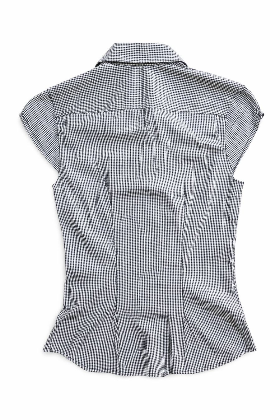 Camicette: Damen Vichy Bluse Schwarz Weiß Tailliert Gr. 34 Chic – Nuovo (secondo la descrizione) da Fully venduto da VaneaSelection 2