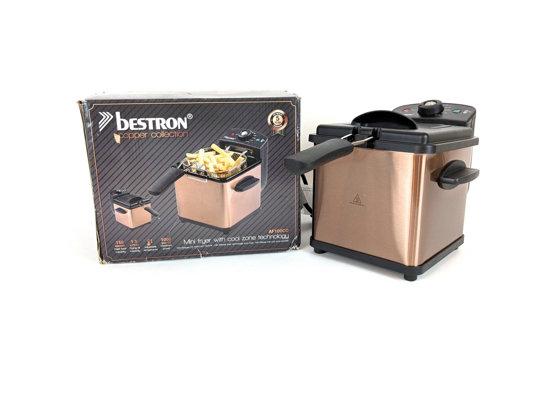 Elettrodomestici da cucina: BESTRON mini Fritteuse – Nuovo (secondo la descrizione) da Thun venduto da Restwert_Thun
