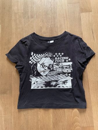 Cooles kurzes T-Shirt von H&M- Gr. S - Top Zustand