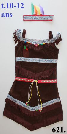 Costume Indienne / Indianerin t.10 - 12 ans      NEU!