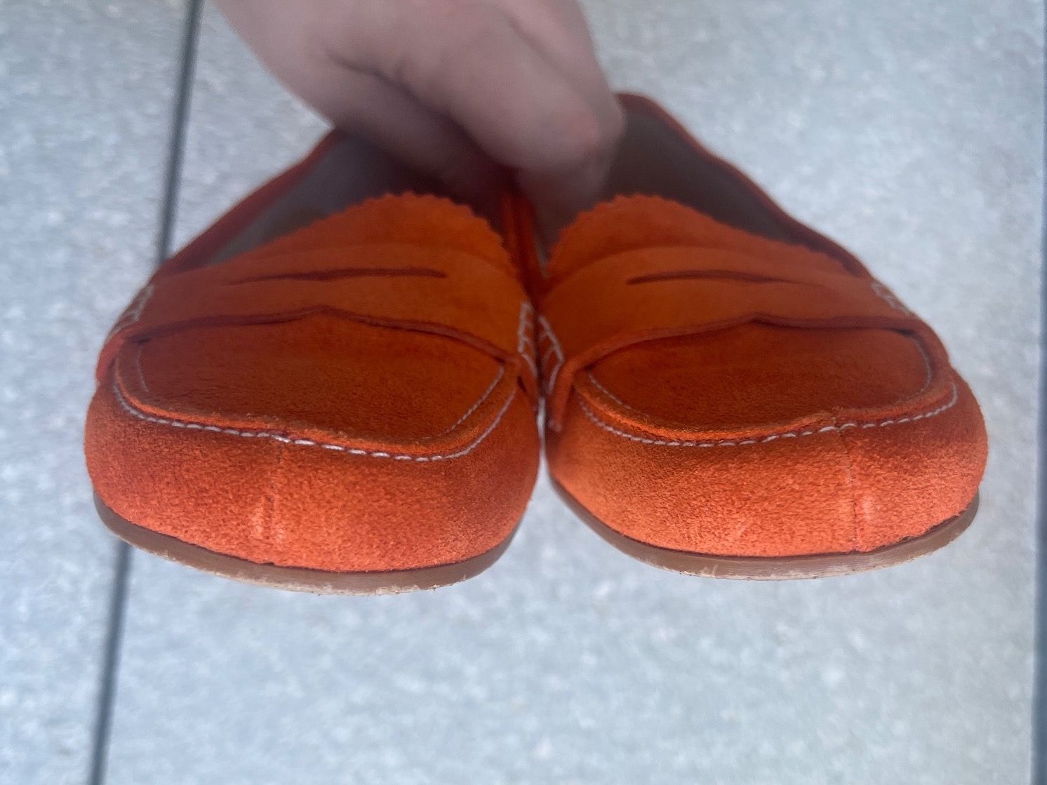 Damenschuhe: Frida Pumps Leder Orange Gr. 37 – Neu (gemäss Beschreibung) aus Brütten von Rod816 3