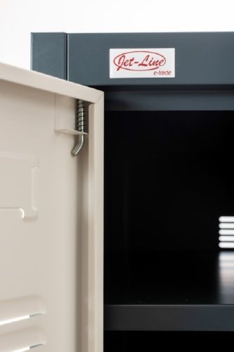 Schränke & Regale: Aktenschrank Spind ODESSA dunkelgrau-wei – Neu und originalverpackt aus Herbertingen von jet-line-e-trade 9
