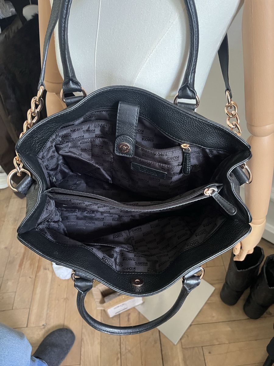 Michael Kors Borse da donna: Michael Kors black leather handbag  – Nuovo (secondo la descrizione) da Zürich venduto da Melina.A 2