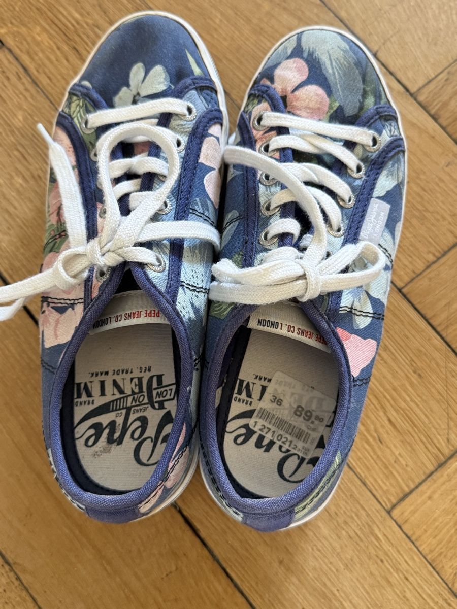 Pepe Jeans Scarpe da donna: Pepe Jeans Blumen Sneaker, Grösse 36 – Usato da Basel venduto da zukk_ 4