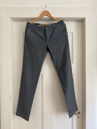 Mason’s Chino "New York" – Gr. 48 –Grau gemustert Microweawe