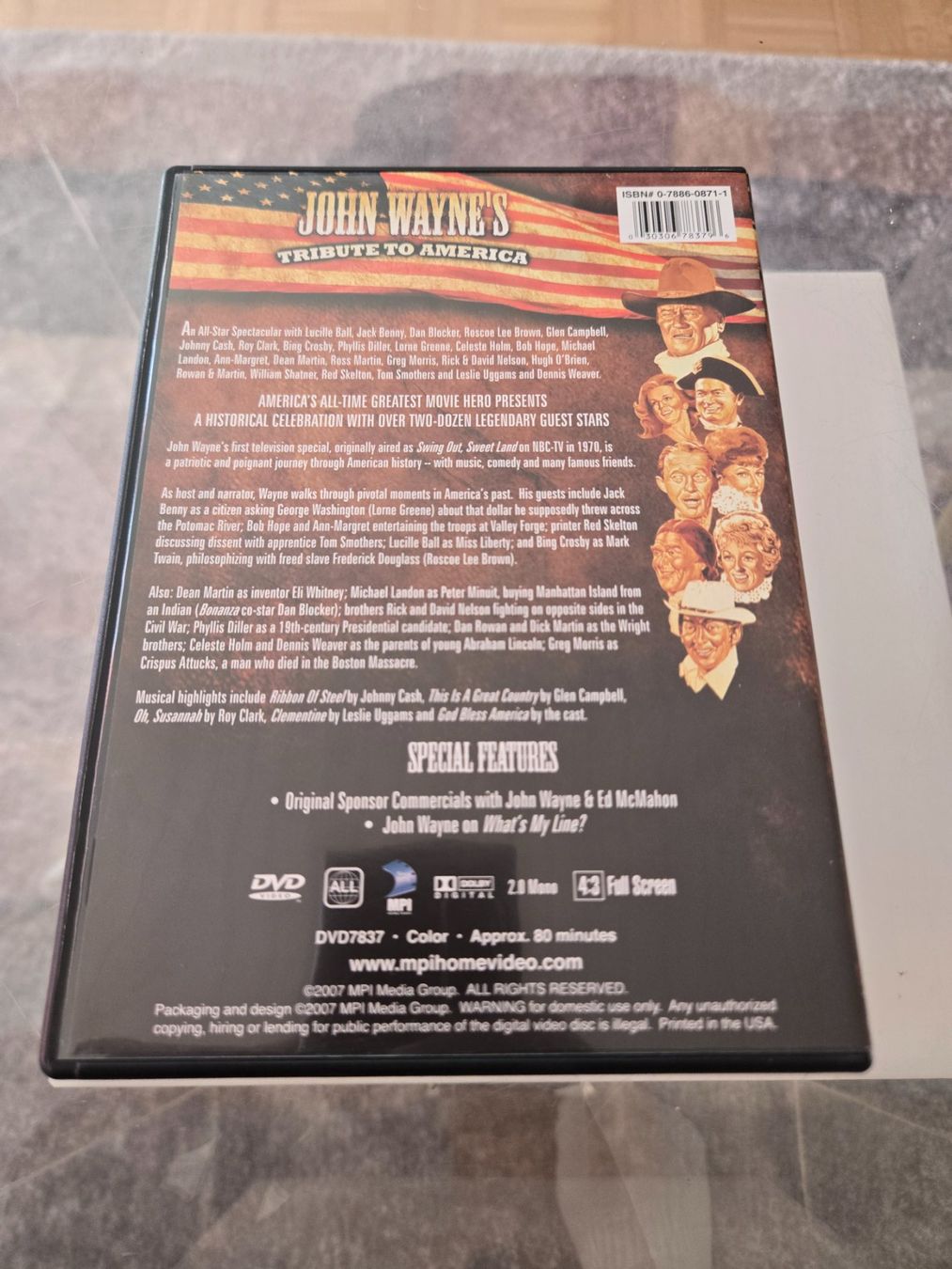 Tutti i DVDs: John Wayne's Tribute to America DVD – Usato da Bussigny venduto da Kfdlt 1