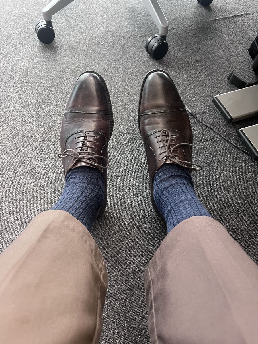 Scarpe da uomo: Leather brown shoes – Nuovo (secondo la descrizione) da Zürich venduto da tho_c8z9